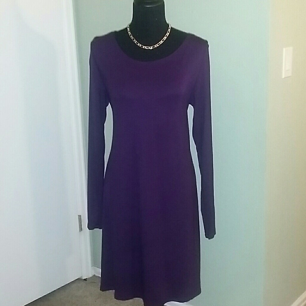 Long sleeve t-shirt dress